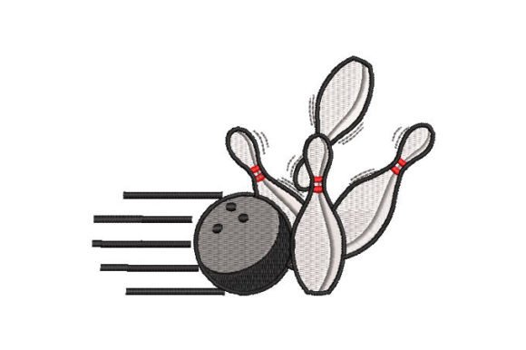Review: Bowling Games Embroidery Design for Apparel