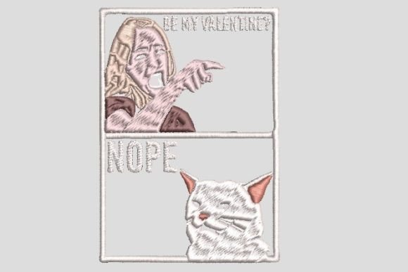 Review: Cat’s Valentine Embroidery Design for Gifts