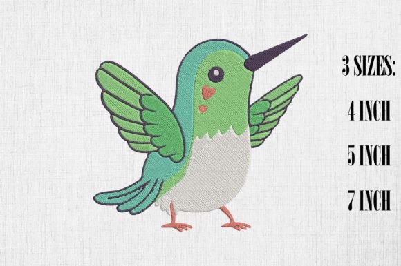 Review: Cute Hummingbird Embroidery Design for Boutiques