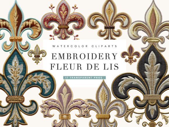 Review: Embroidery Fleur De Lis Clipart Bundle