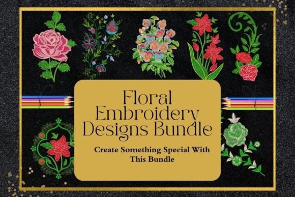 Review: Floral Embroidery Design Bundle for Handmade Gifts