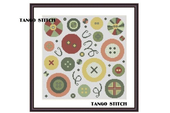 Review: Funny Buttons Cross Stitch Embroidery for Craft Fairs