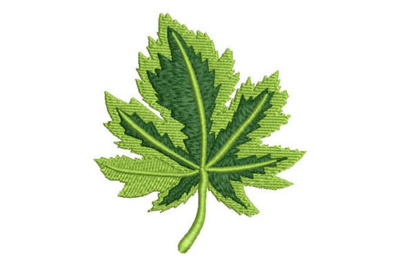 Review: Green Leaf with Branches Embroidery Design