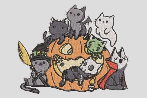 Review: Horror Pumpkin Halloween Embroidery File
