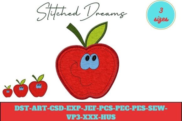 Review: Smiling Apple Embroidery Design for Boutique Sweatshirts