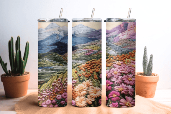 Reviewing Embroidery Mountain Tumbler Wrap for Merch