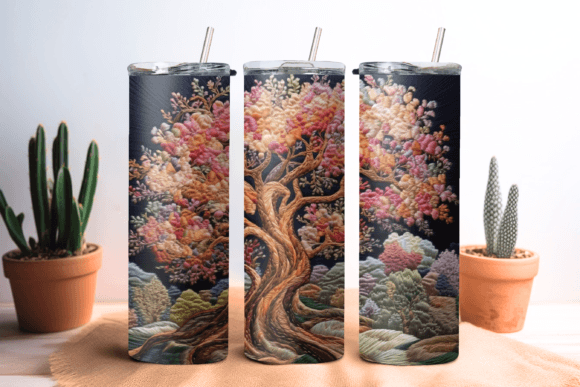 Reviewing Embroidery Tree Tumbler Wrap for Handmade Projects