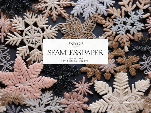Reviewing Pink Embroidery Snowflakes Paper for Craft Fairs
