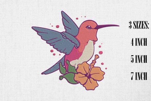 Reviewing the Cute Kawaii Hummingbird Embroidery Design