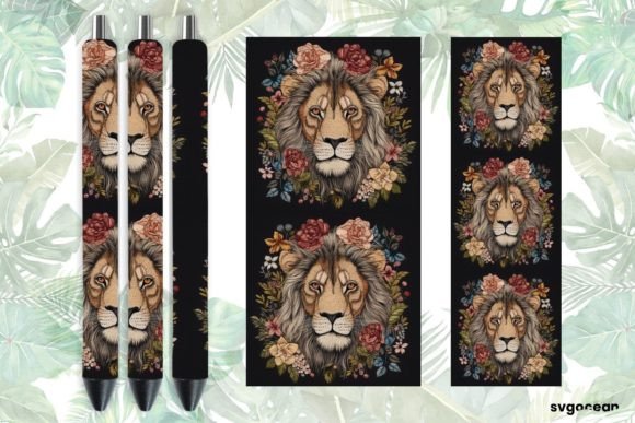 Reviewing the Lion Pen Wraps Sublimation Design